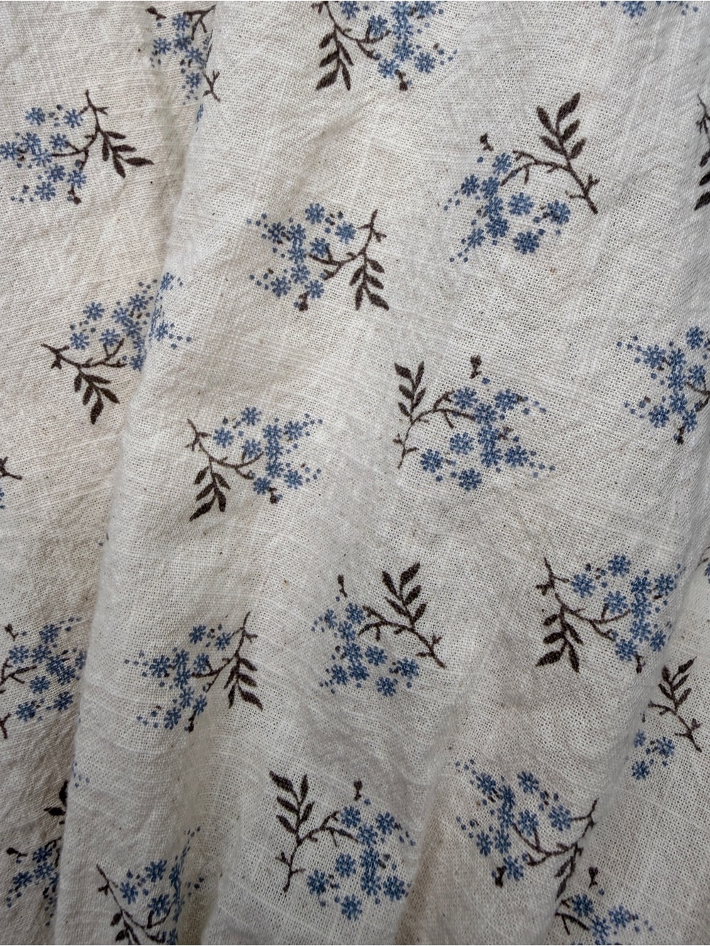 Women's Cream Floral Square-Neck Blouse - Picture 12 of 16